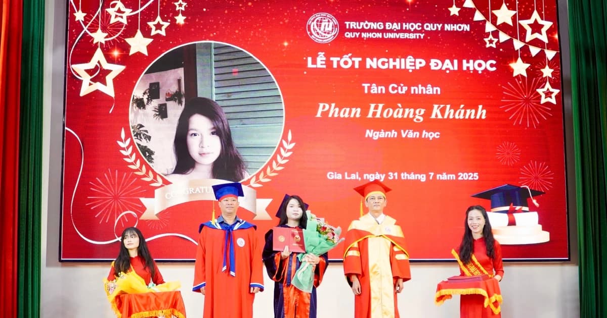 Hiệu trưởng Trường ĐH Quy Nhơn mong tân cử nhân đóng góp tích cực cho cộng đồng