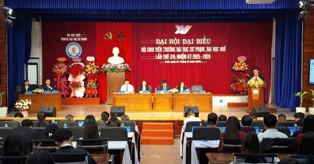 Đại hội Đại biểu Hội Sinh viên Trường ĐH Sư phạm Huế nhiệm kỳ 2025-2028