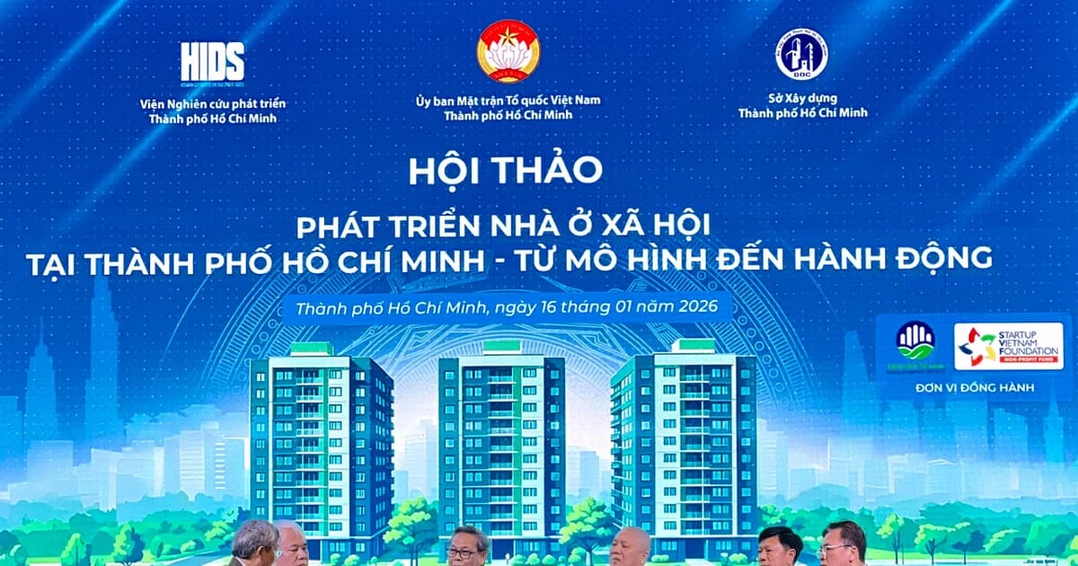 TPHCM dồn lực khởi công hàng loạt dự án nhà ở xã hội đầu năm 2026