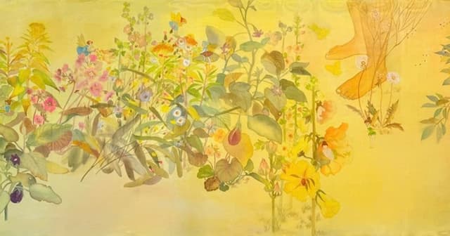 Triển lãm ‘Vừa yêu vừa vẽ’: Điểm chạm cảm xúc từ chất liệu lụa