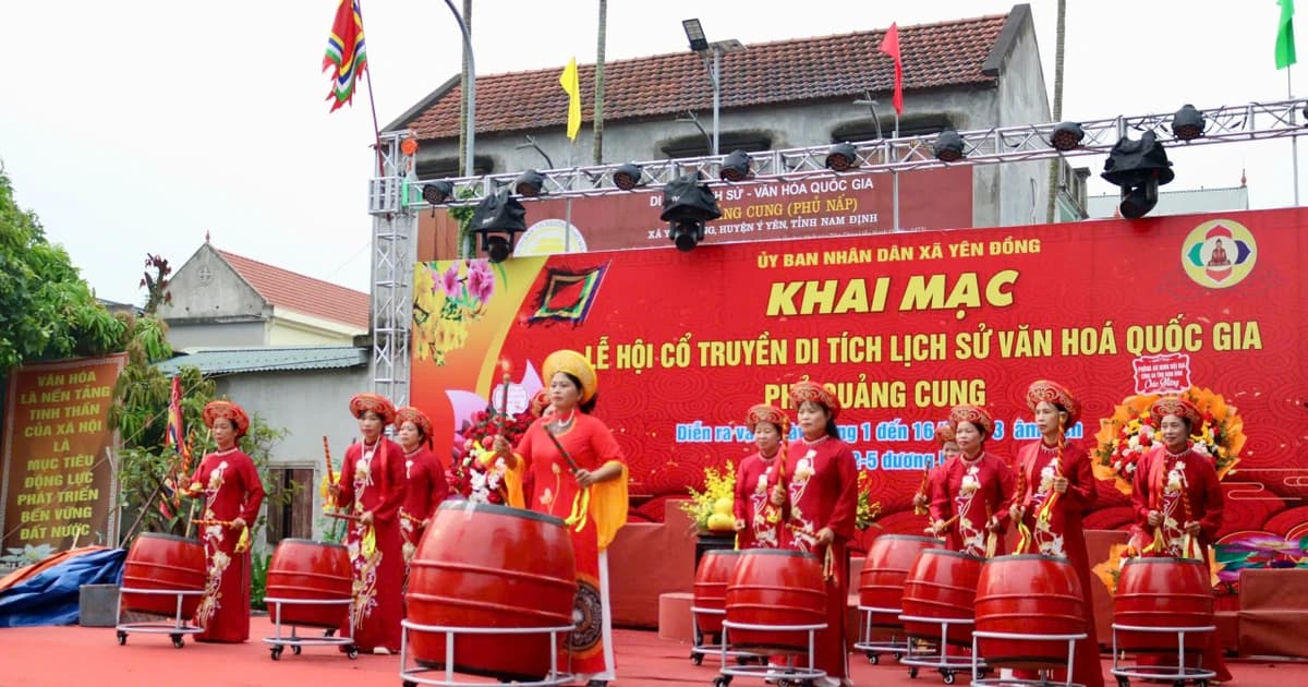 Ninh Bình khai mạc Lễ hội Phủ Quảng Cung năm 2026