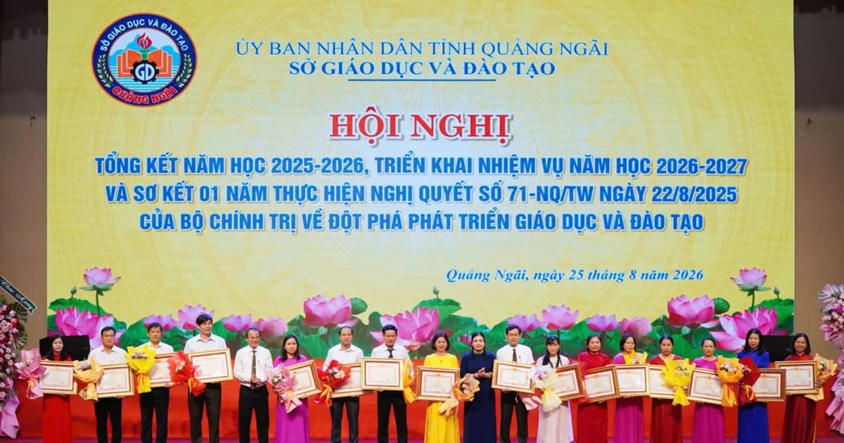 Giáo dục Quảng Ngãi nâng bậc chất lượng, bứt phá thực hiện Nghị quyết 71