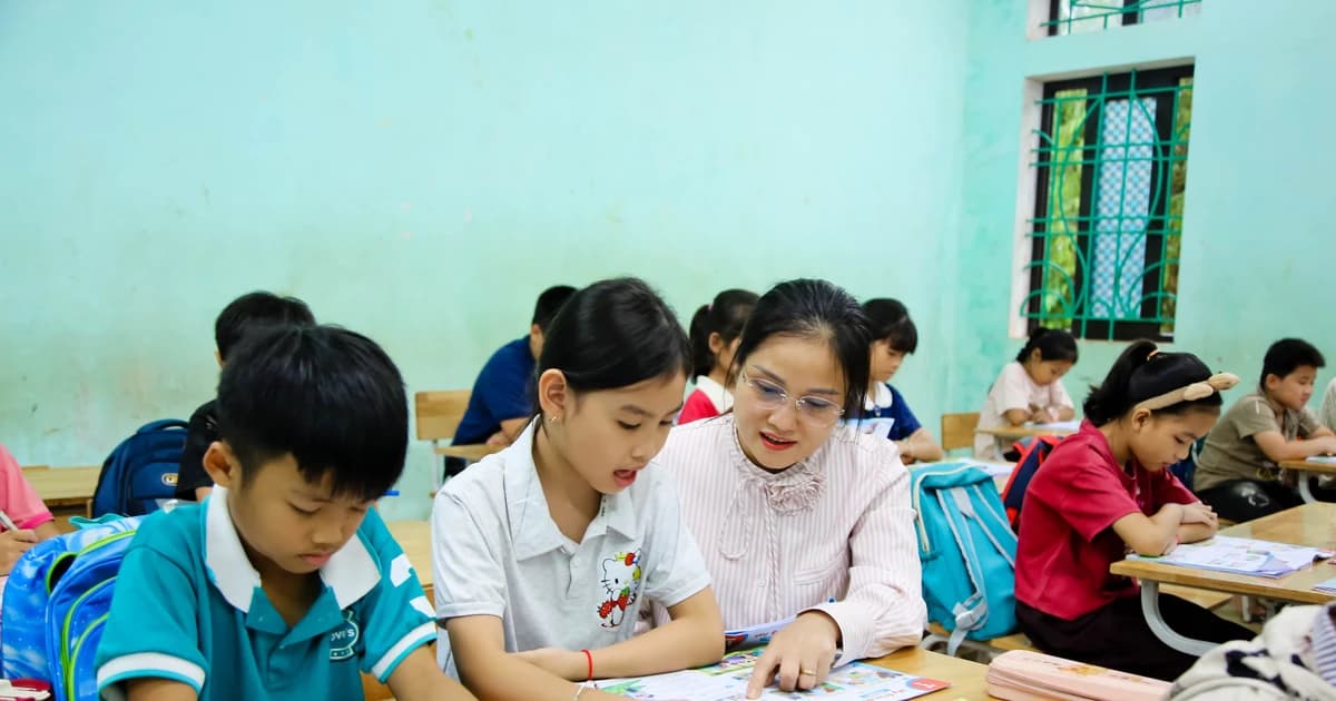 Đưa tiếng Anh đến gần học sinh miền núi Mường Vang