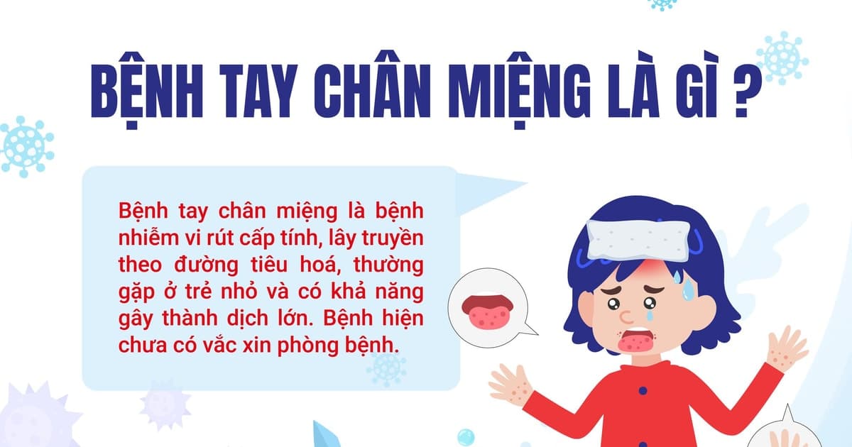 Cảnh giác với bệnh tay chân miệng ở trẻ em