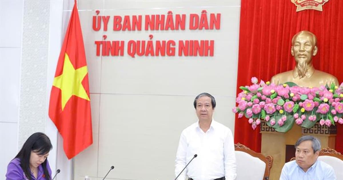 Quảng Ninh kiến nghị Bộ GD&ĐT nhiều vấn đề nóng trong quản lý giáo dục
