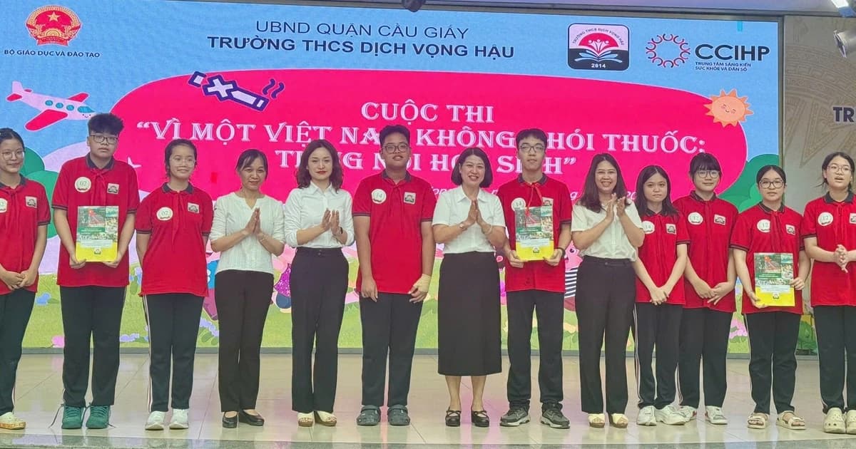 Xây dựng trường học không khói thuốc: Lắng nghe tiếng nói học sinh