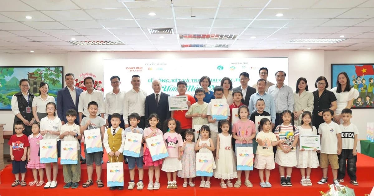 Cầu Vồng Tuổi thơ tổng kết cuộc thi “Ươm mầm xanh, gieo hạnh phúc”