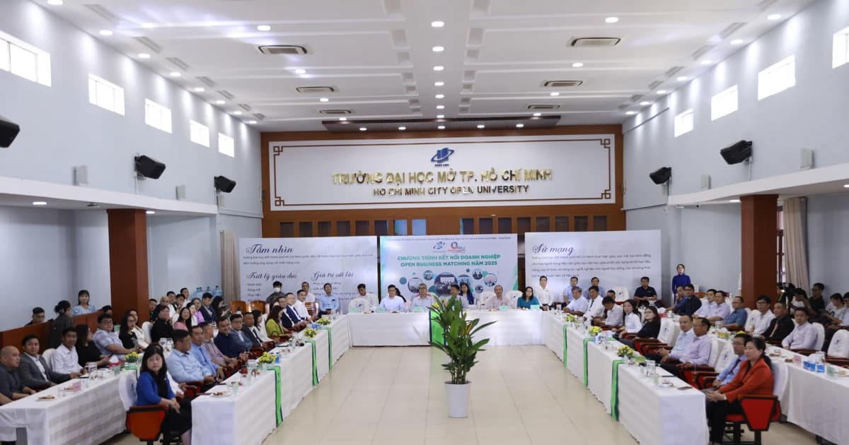 Trường Đại học Mở TPHCM tăng cường kết nối doanh nghiệp trong kỷ nguyên số