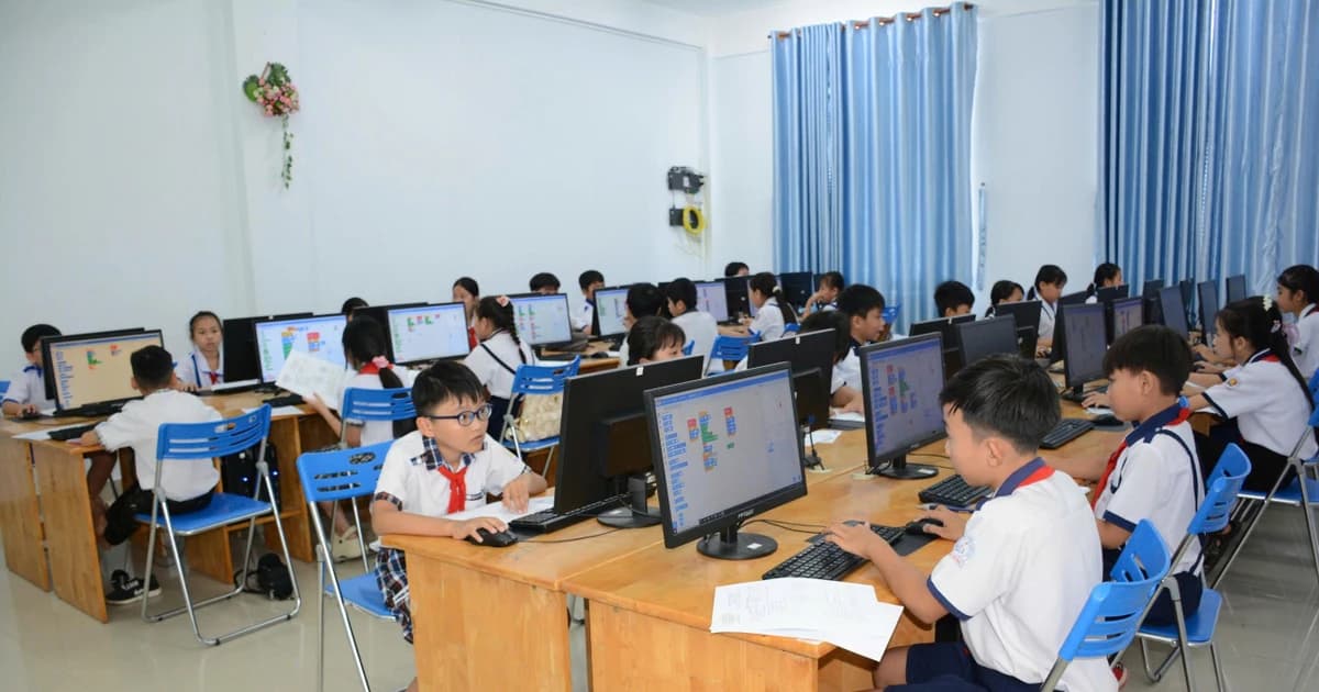 46 học sinh đạt giải tại Hội thi Tin học trẻ tỉnh Cà Mau lần thứ 28