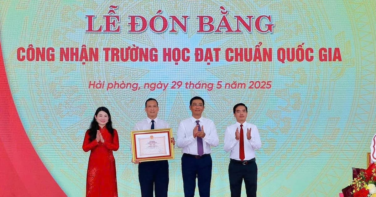 Hải Phòng có thêm một trường THPT đạt chuẩn quốc gia
