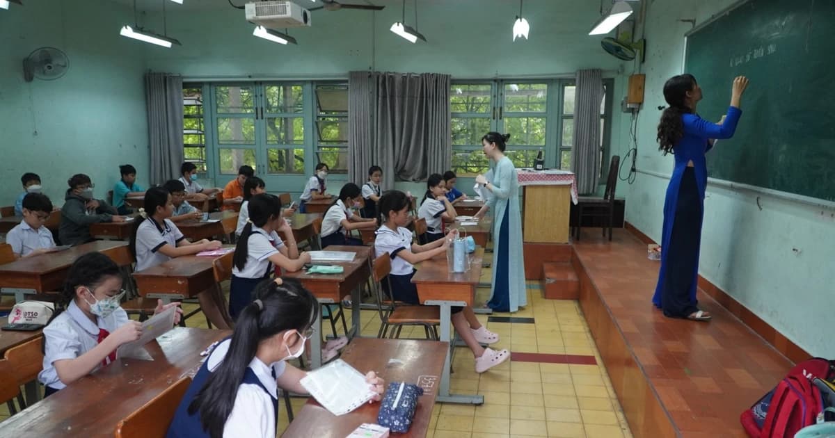 Sở GD&ĐT TPHCM công bố 7 điểm khảo sát lớp 6 Trần Đại Nghĩa