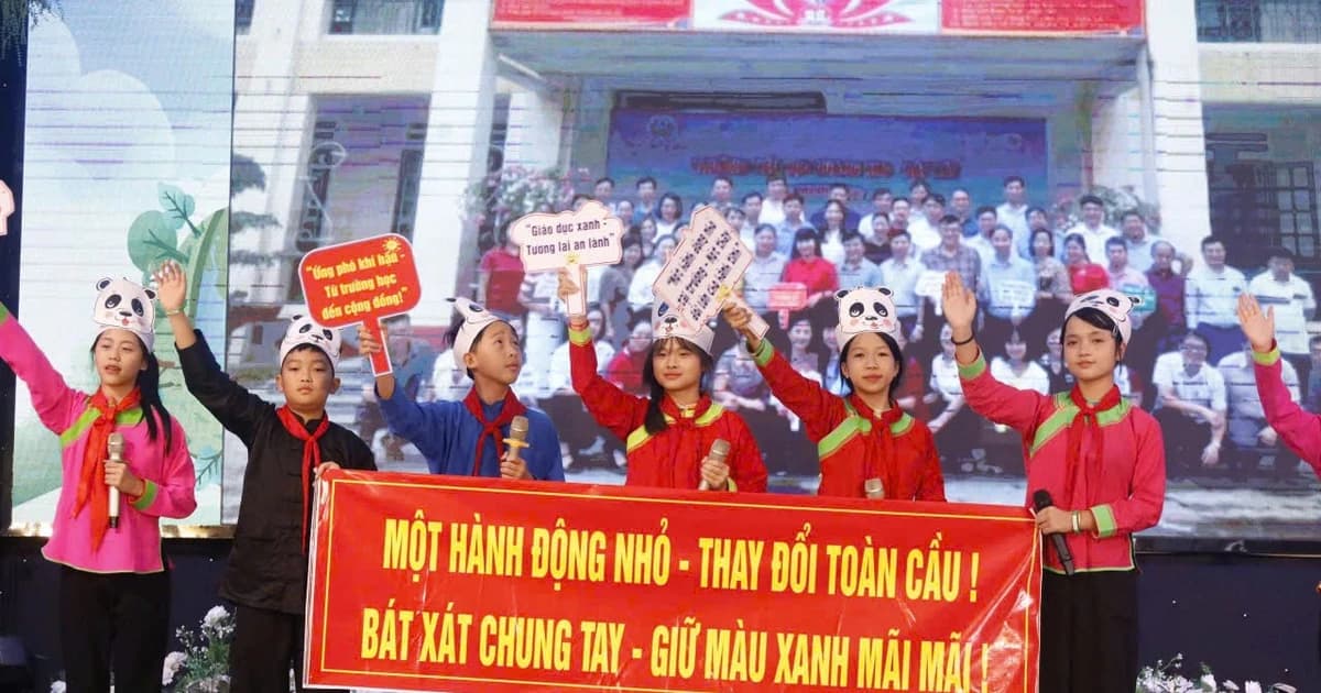 Lắng nghe trẻ em Lào Cai nói về biến đổi khí hậu, bảo vệ môi trường