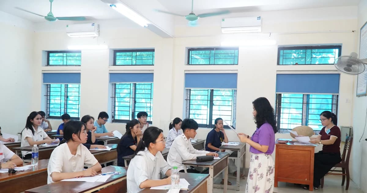 Hơn 39.000 thí sinh Nghệ An chính thức thi vào lớp 10 môn đầu tiên