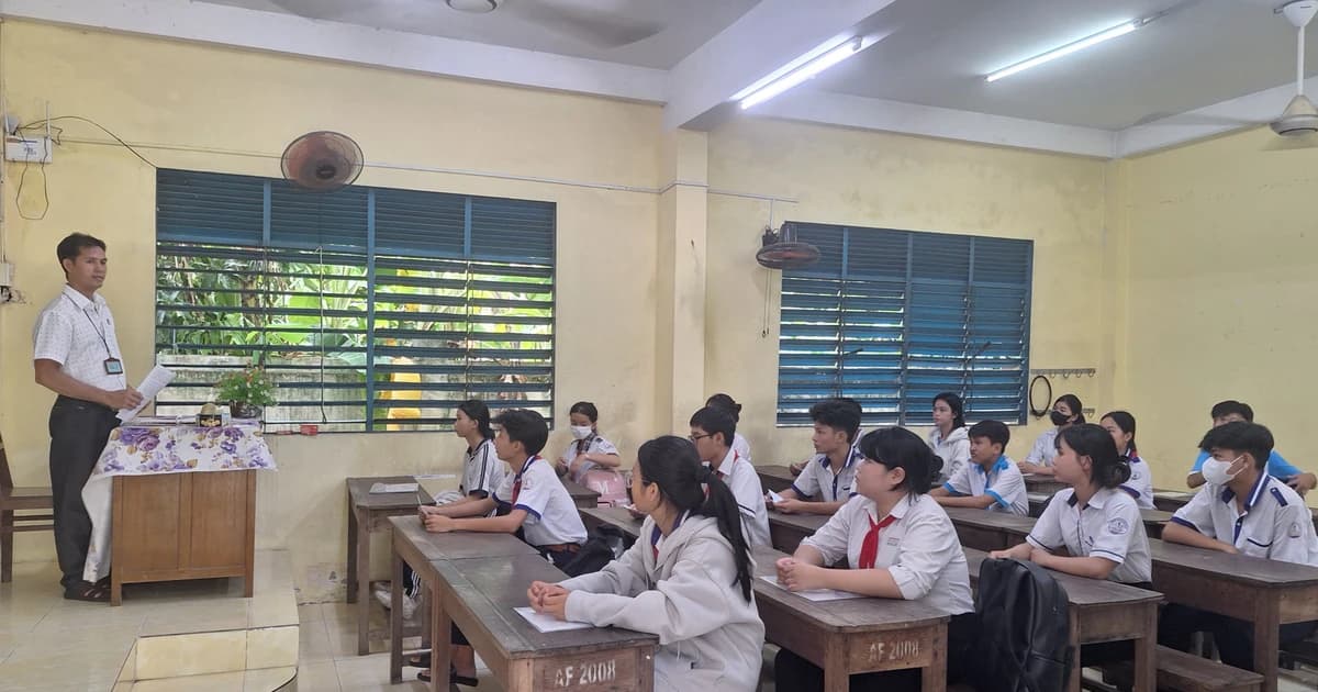 Hơn 21.000 thí sinh ở An Giang làm bài thi cuối vào lớp 10 hệ không chuyên