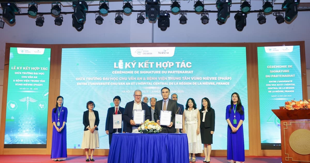 Trường Đại học Chu Văn An ký thỏa thuận hợp tác với thành phố Nevers - Pháp mở ra cơ hội đào tạo quốc tế cho các ngành đào tạo trọng điểm