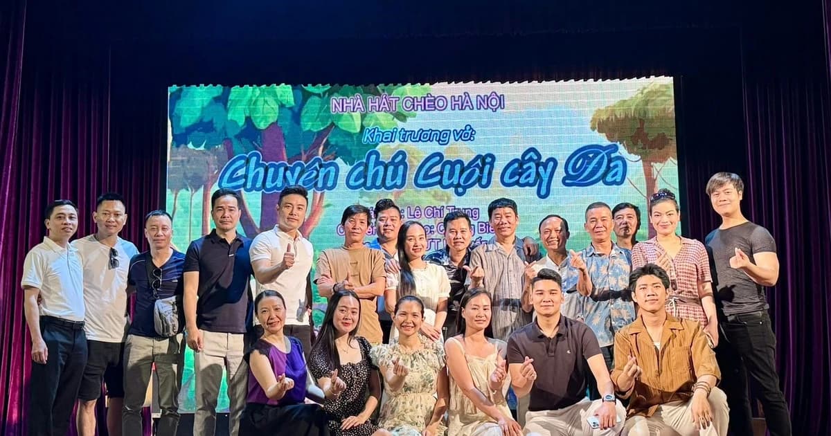 Chèo Hà Nội đưa 'Chuyện chú Cuội cây đa' vào trường học