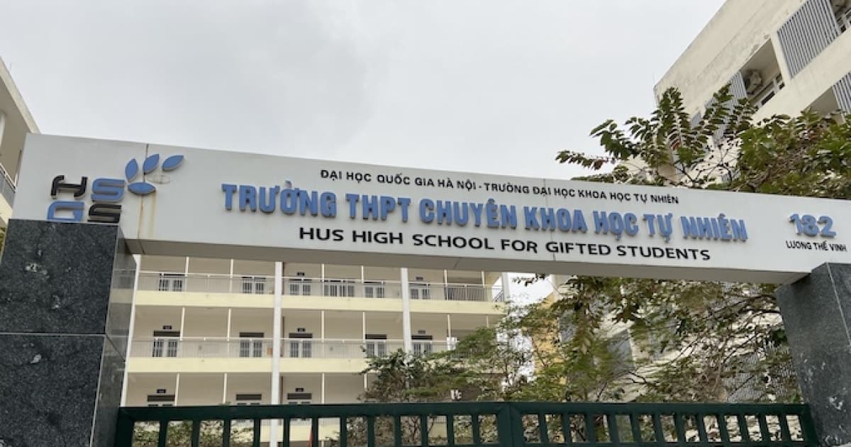 Trường THPT chuyên Khoa học Tự nhiên công bố điểm chuẩn vào lớp 10