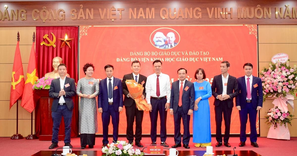 8 đồng chí được bầu vào Ban chấp hành Đảng bộ Viện Khoa học giáo dục Việt Nam
