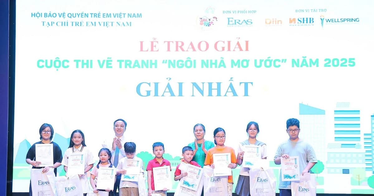 Hơn 35.000 tác phẩm dự thi vẽ ‘Ngôi nhà mơ ước’ năm 2025