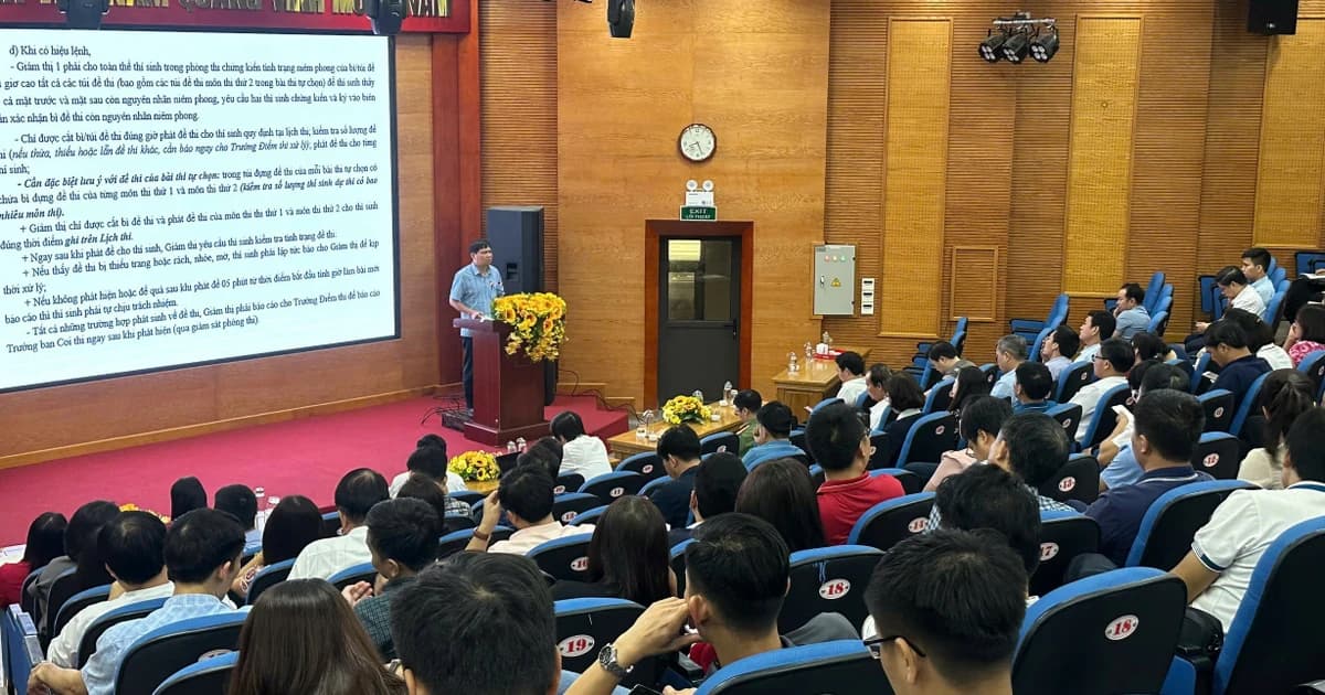 Sở GD&ĐT Phú Thọ tập huấn nghiệp vụ thanh tra, kiểm tra Kỳ thi tốt nghiệp THPT