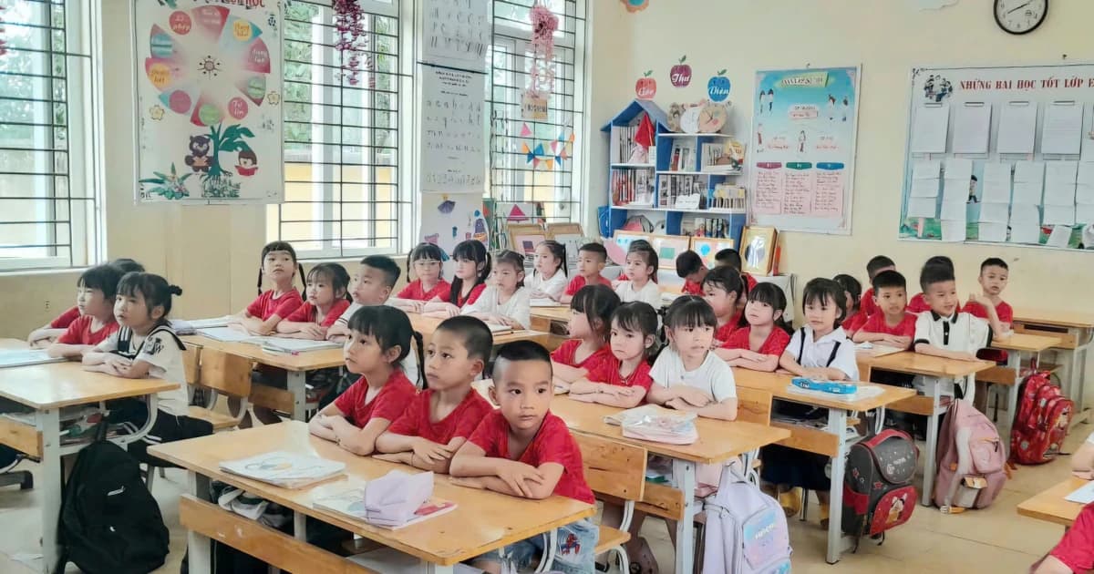 Trường học tuyển sinh đầu cấp phù hợp bối cảnh sáp nhập