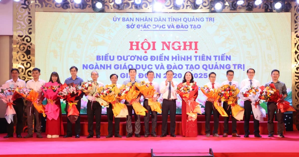Ngành Giáo dục Quảng Trị tôn vinh, biểu dương điển hình tiên tiến