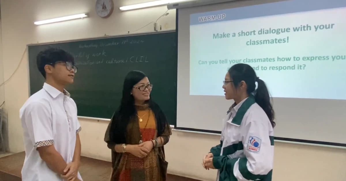 Giải pháp giúp HS tăng năng lực giao tiếp tiếng Anh, tự tin thi tốt nghiệp THPT