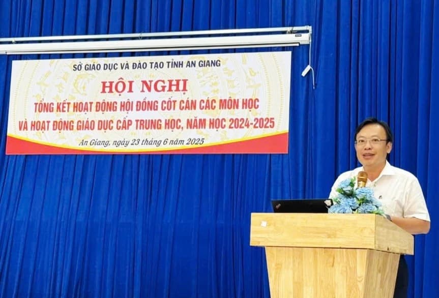 An Giang tăng cường hoạt động Hội đồng cốt cán chuyên môn cấp Trung học