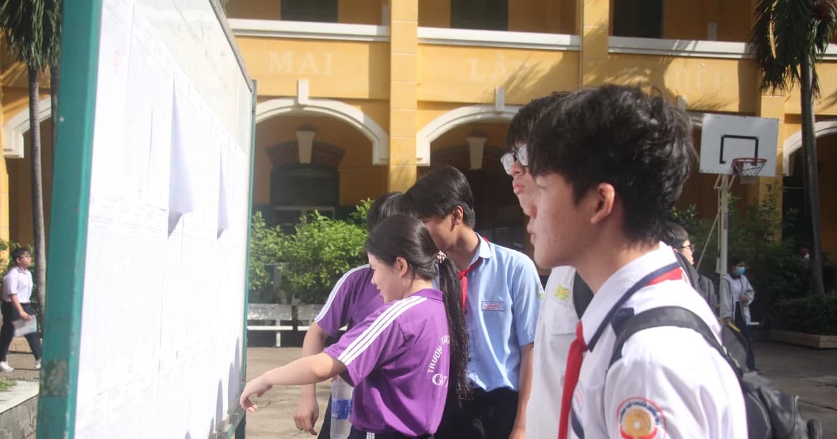 TPHCM công bố điểm chuẩn trúng tuyển vào lớp 10 chuyên và tích hợp