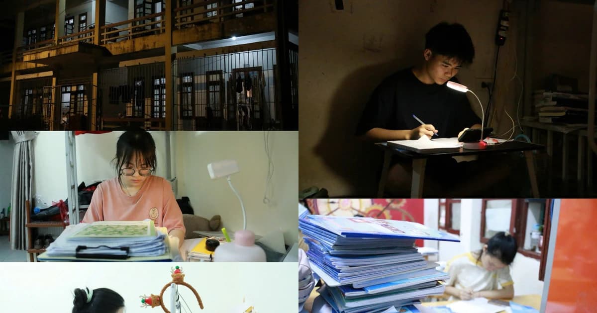 Trò nội trú học ngày, học đêm trước kỳ thi tốt nghiệp THPT