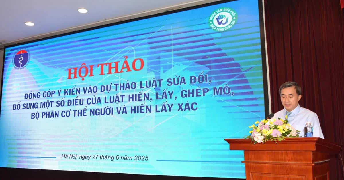 Những thách thức trong lĩnh vực hiến ghép mô tạng