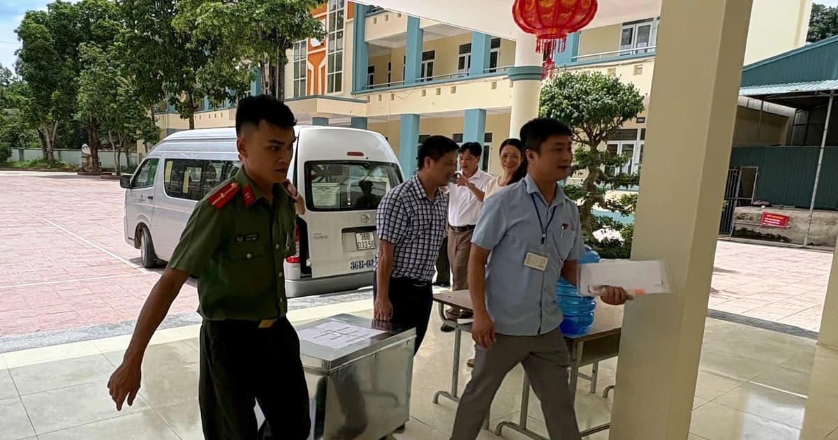 Vận chuyển, bảo quản đề thi, bài thi: Bảo đảm an toàn tuyệt đối