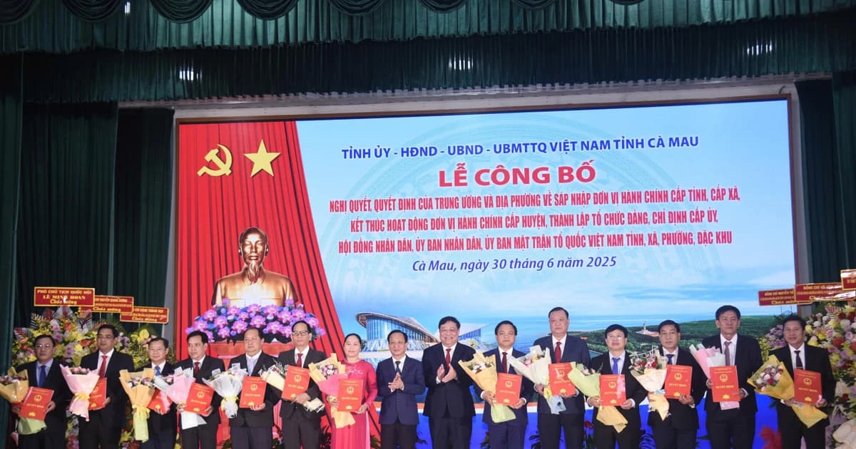 Ông Nguyễn Văn Nguyên được bổ nhiệm làm Giám đốc Sở GD&ĐT Cà Mau