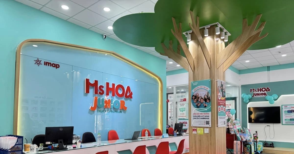 Hệ thống Ms Hoa Junior phủ rộng màu xanh tri thức với 55 cơ sở đào tạo toàn quốc