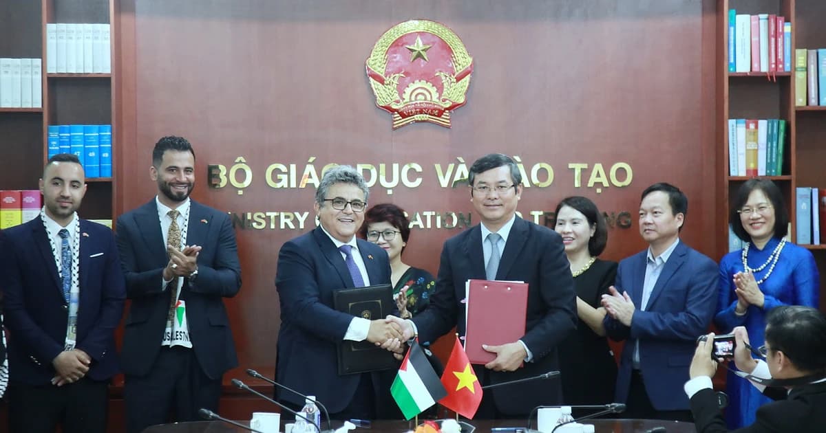 Hợp tác giáo dục Việt Nam - Palestine đang phát triển tốt đẹp