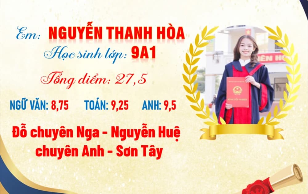 Ngôi trường ngoại thành Hà Nội có nhiều học sinh đỗ lớp 10 chuyên