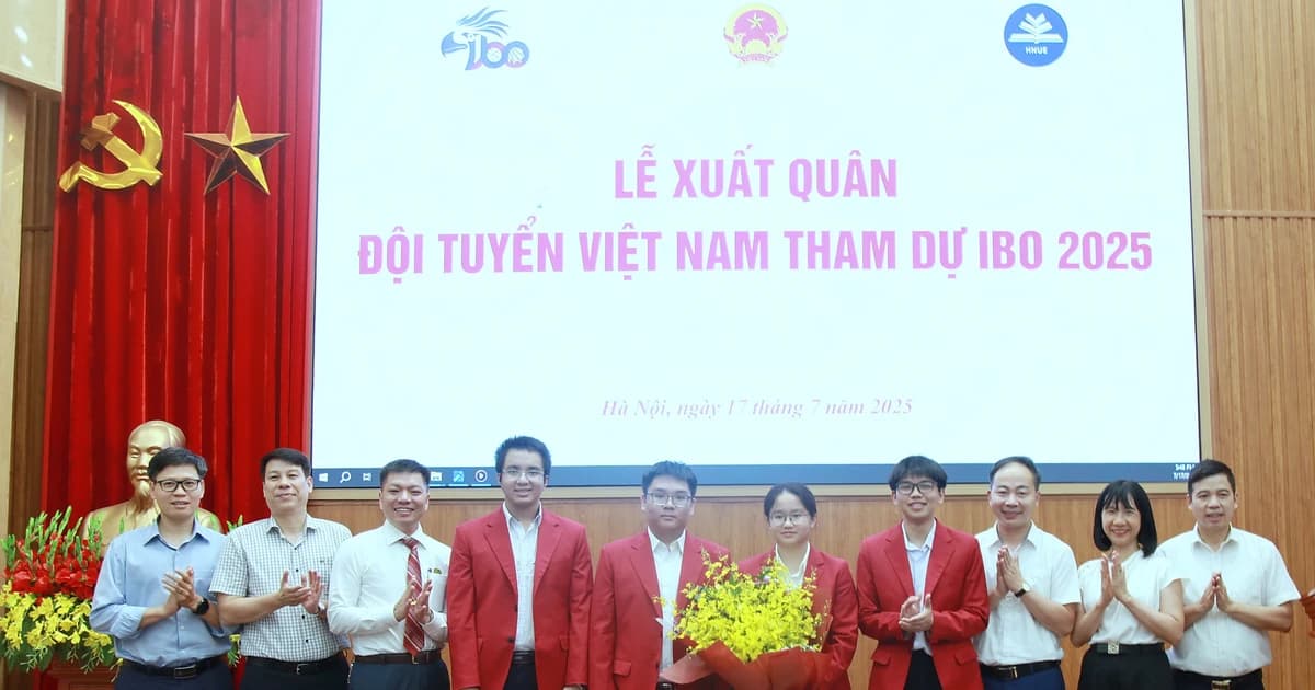 Đội tuyển Việt Nam sẵn sàng chinh phục Olympic Sinh học quốc tế 2025