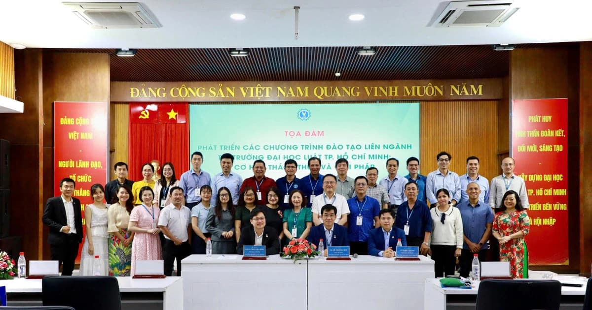 Trường Đại học Luật TPHCM sẽ đẩy mạnh đào tạo liên ngành