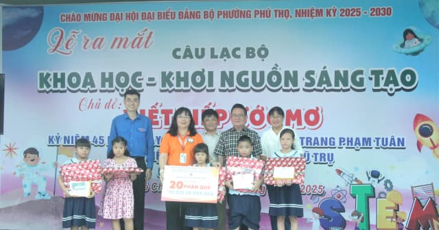 Trường học TPHCM ra mắt câu lạc bộ Khoa học - Khơi nguồn sáng tạo