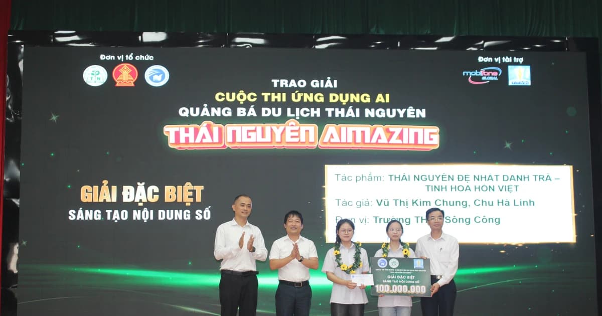 Thái Nguyên AImazing 2025 - sân chơi sáng tạo ứng dụng AI quảng bá du lịch