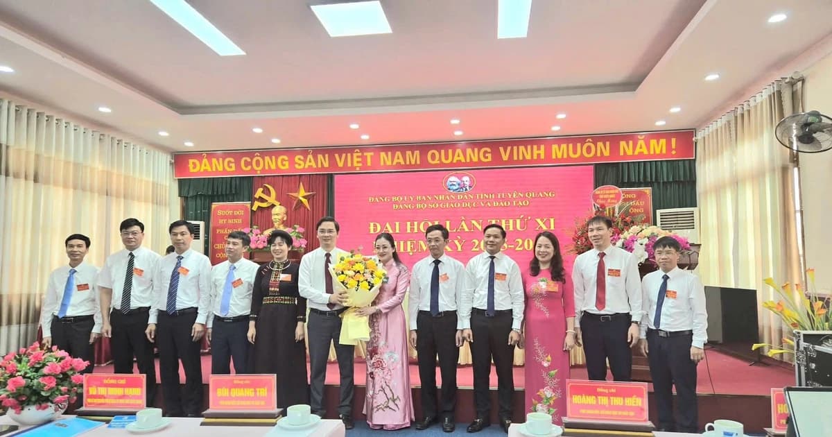 Đảng bộ Sở GD&ĐT Tuyên Quang tổ chức thành công Đại hội Đảng bộ lần thứ XI