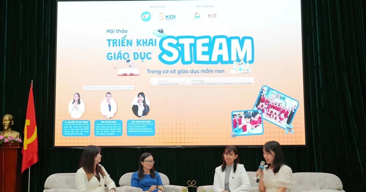 Tìm giải pháp thúc đẩy việc triển khai giáo dục STEAM tại bậc mầm non
