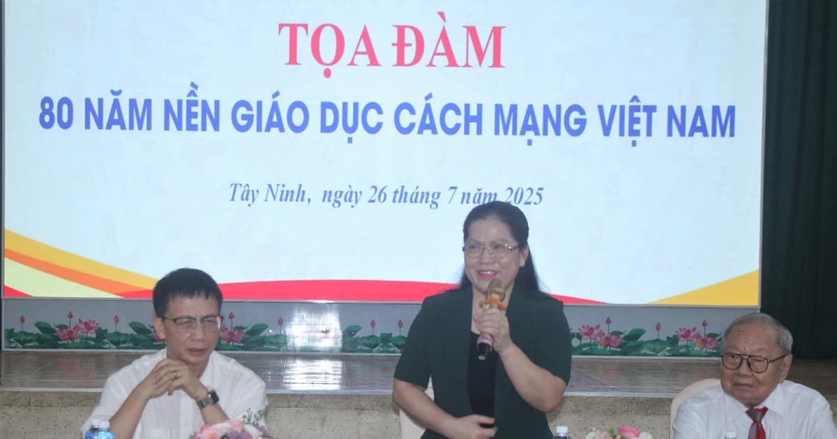 Tọa đàm ‘80 năm nền giáo dục cách mạng Việt Nam’