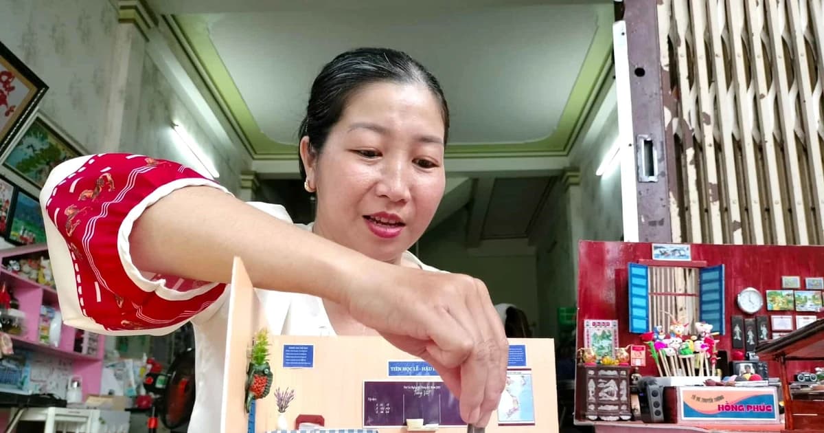Ngắm kiệt tác gợi nhớ ký ức làng quê của người phụ nữ Cà Mau