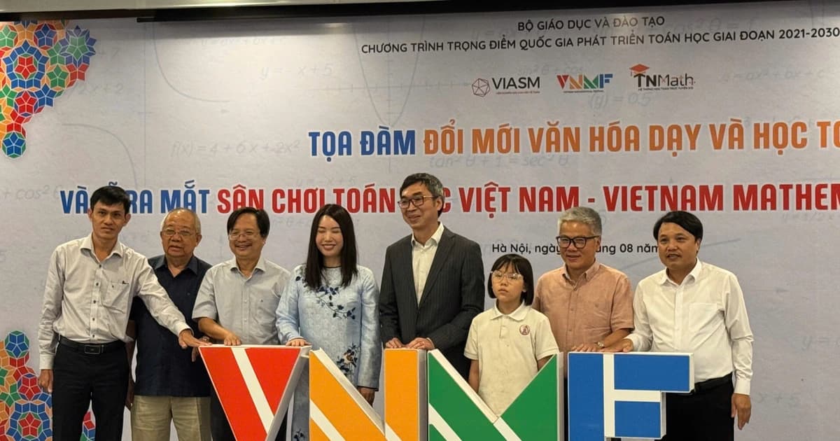 Ra mắt Sân chơi toán học Việt Nam