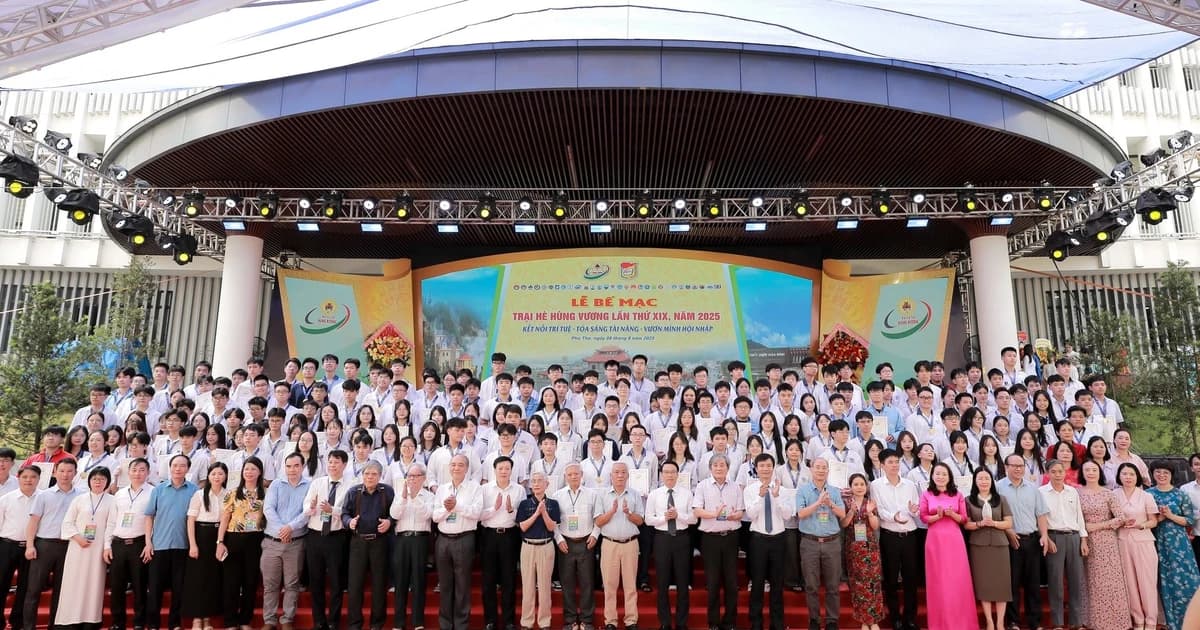 Bế mạc Trại hè Hùng Vương lần thứ XIX, năm 2025