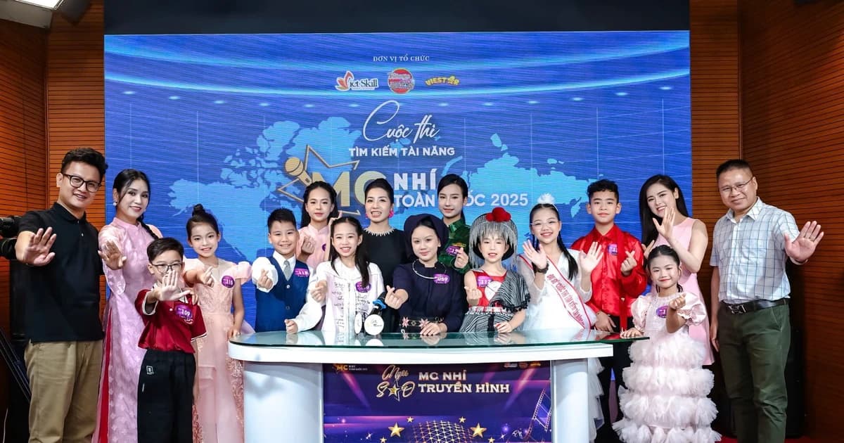 Thí sinh nhí tự tin lan tỏa tình yêu Tổ quốc
