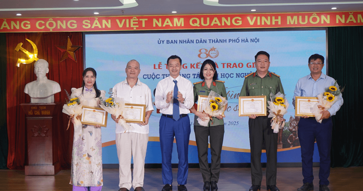 Vinh danh các tác phẩm xuất sắc viết về hình ảnh Công an Thủ đô