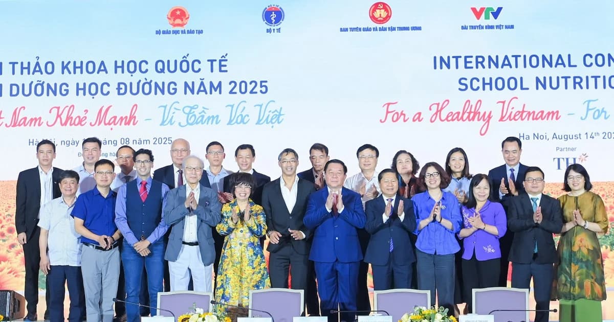 Nâng cao nhận thức về vai trò then chốt của dinh dưỡng học đường