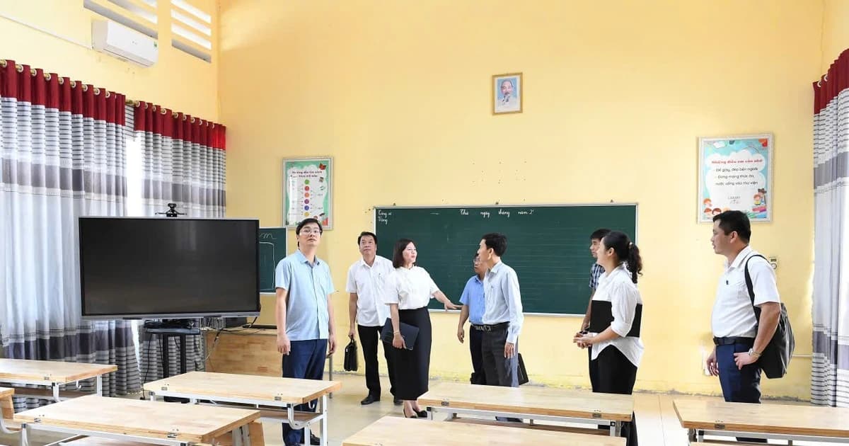 Tuyên Quang kiểm tra hoạt động quản lý giáo dục theo mô hình địa phương hai cấp